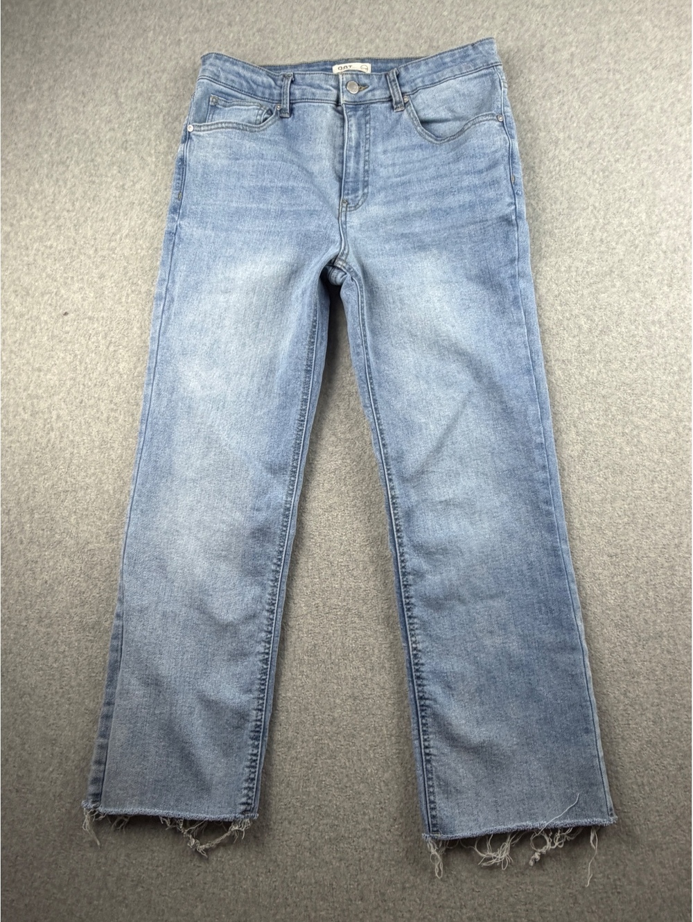OAT New York light wash cropped Denim